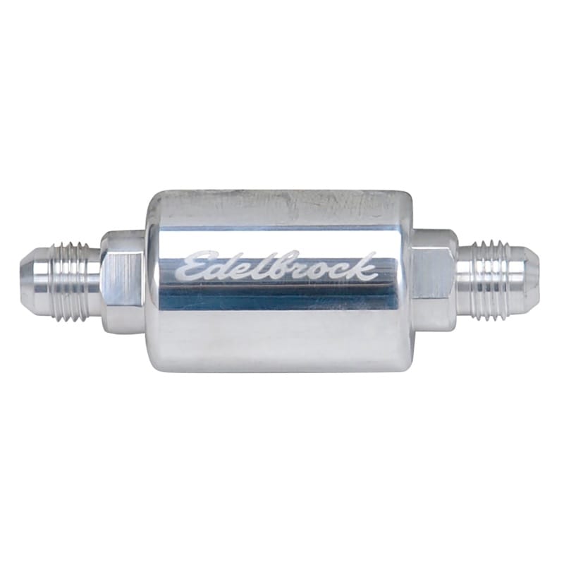 Russell — Russell Performance Polished Aluminum (3in Length 1-1/4in dia. -6 male inlet/outlet)