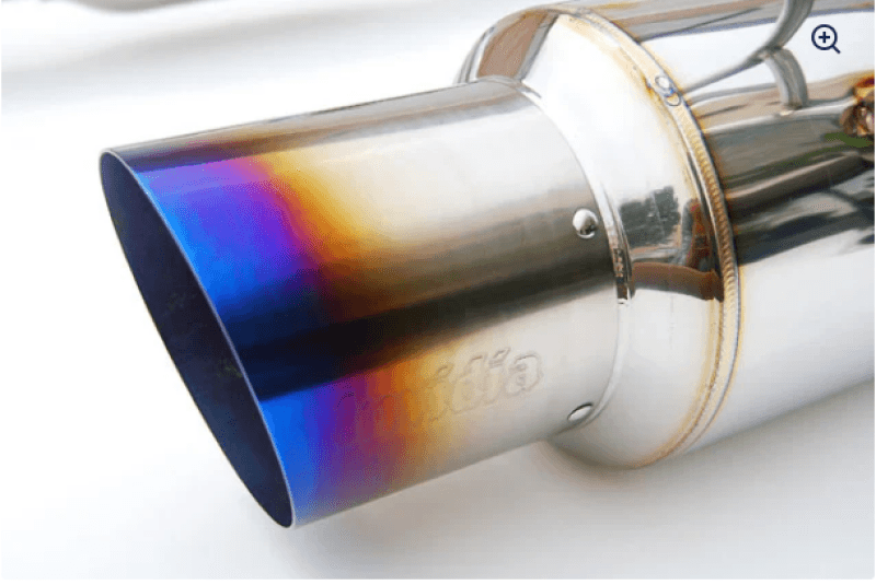 Invidia — Invidia 15-18 Ford Focus RS N1 w/Valve Single Wall Titanium Tip Cat-Back Exhaust