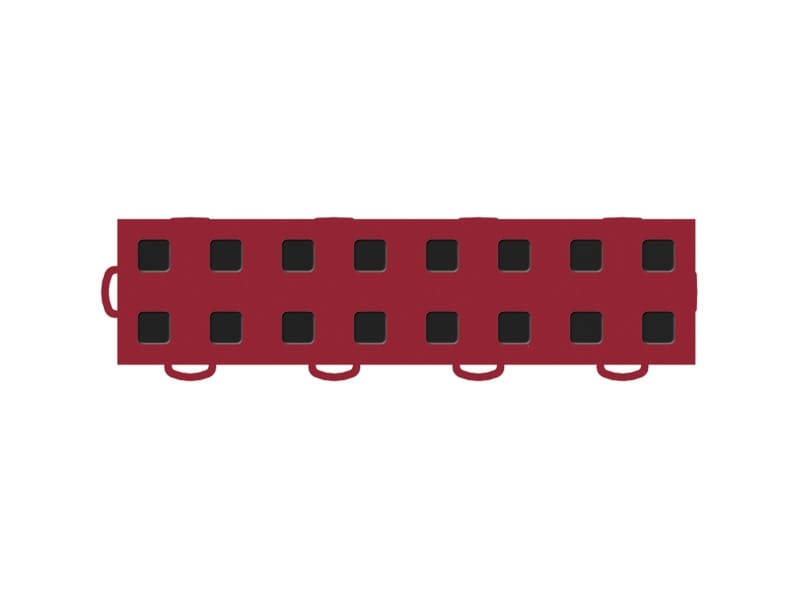 WeatherTech — WeatherTech TechFloor - 3in X 12in Tiles(Left Loop) - Red/Black **Order in Qtys of 10
IntGrgFloorTiles