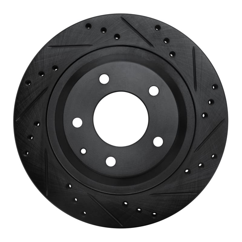 R1 Concepts — R1 93-95 Mazda RX-7 Rear Right Drilled & Slotted Black Brake Rotor
R1 Brake Rotor Drill