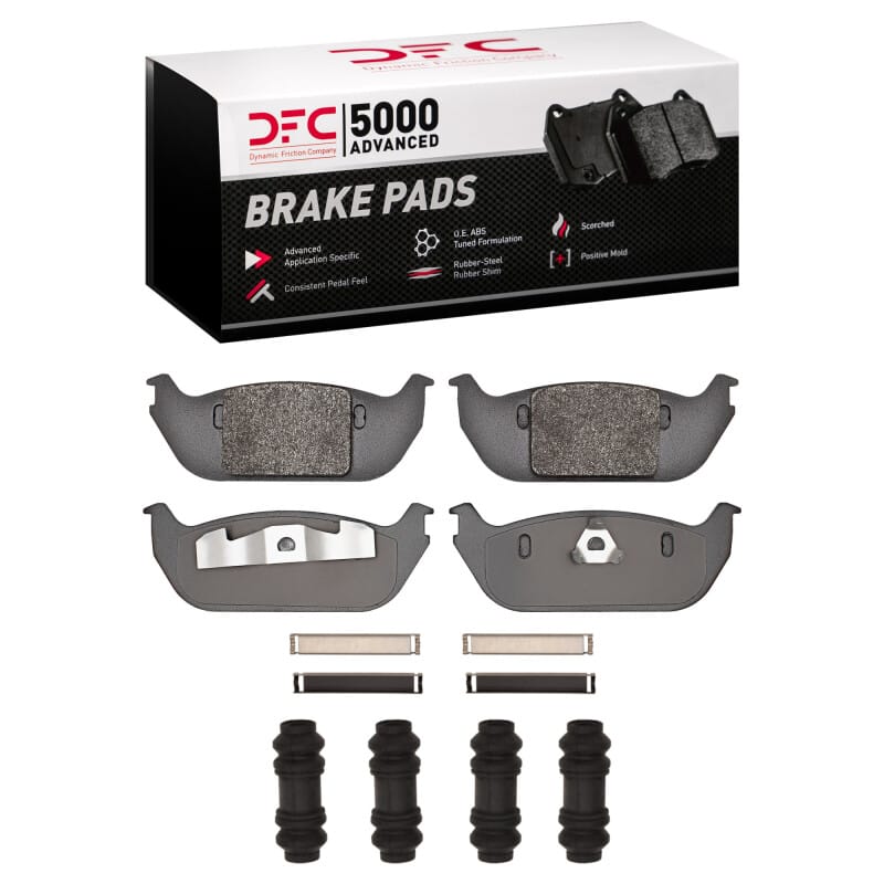 DFC — DFC 03-05 Lincoln Aviator Rear 5000 Advanced Semi Metallic Brake Pads and Hardware Kit
DFC Brake Pad Set