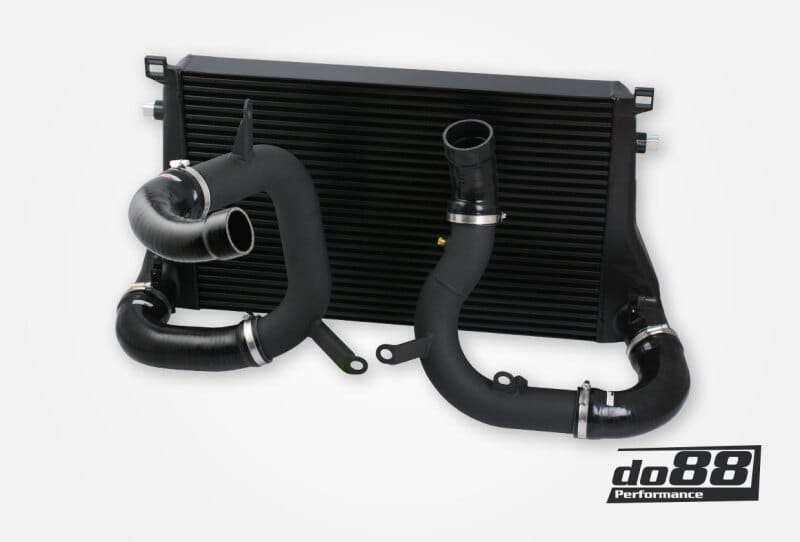 do88 — do88 VAG 1.8T/2.0T (MQB) BigPack Intercooler Kit w/Black Hoses