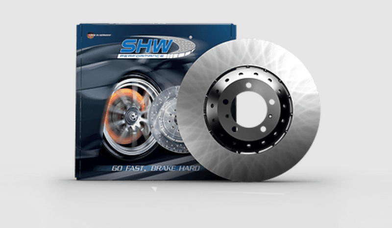 SHW Performance — SHW 18-22 Audi RS5 2.9L Front Smooth Lightweight Brake Rotor (4M0615301AM)