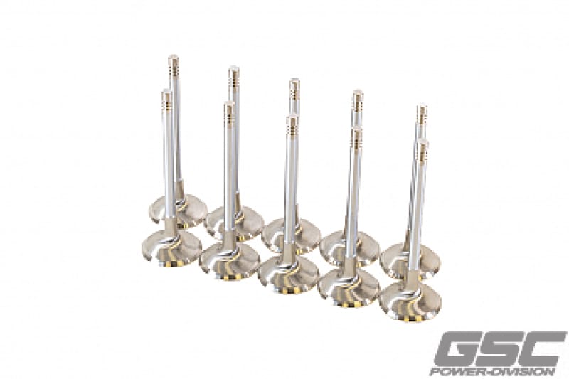 GSC Power Division — GSC P-D Audi DAZA 33.9mm Head STD 104mm Long Chrome Polished Intake Valve - Set of 10
