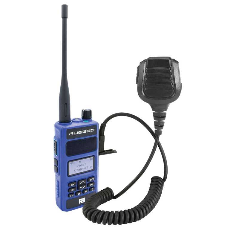 Rugged Radios — Rugged Radios BUNDLE - Rugged R1 - Business Band Two Way Handheld Radio - with Hand Mic