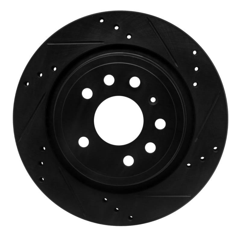 R1 Concepts — R1 03-11 Cadillac BLS (Mexico) Rear Right Drilled & Slotted Black Brake Rotor
R1 Brake Rotor Drill