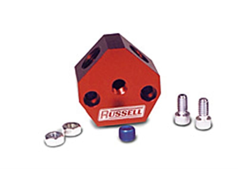 Russell — Russell Performance Billet Aluminum Y-Block w/ 3/8in inlet & outlet
Fuel Block