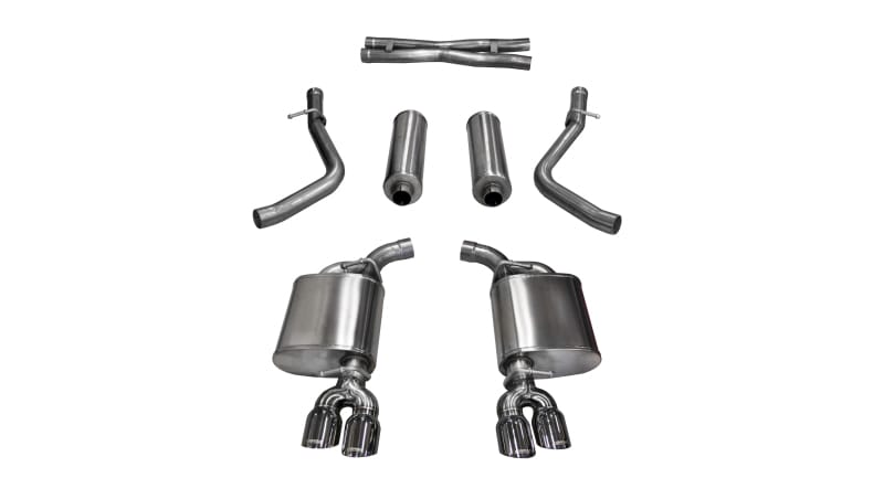 CORSA Performance — Corsa 15-16 Dodge Challenger Xtreme Cat-Back Dual Rear Exit with Twin 3.5in Polished Pro-Series Tips
Exhaust