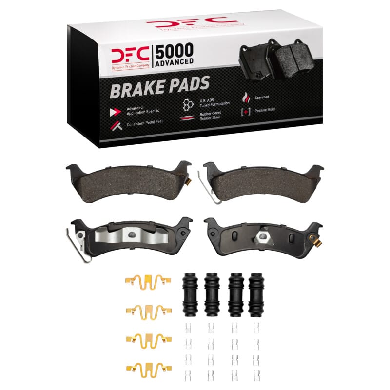 DFC — DFC 95-98 Jeep Grand Cherokee Rear 5000 Advanced Ceramic Brake Pads and Hardware Kit
DFC Brake Pad Set