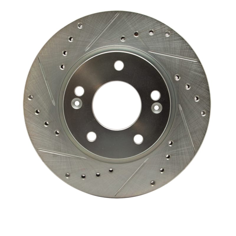R1 Concepts — R1 07-10 Hyundai Elantra Front Left Drilled & Slotted Silver Brake Rotor
R1 Brake Rotor Drill