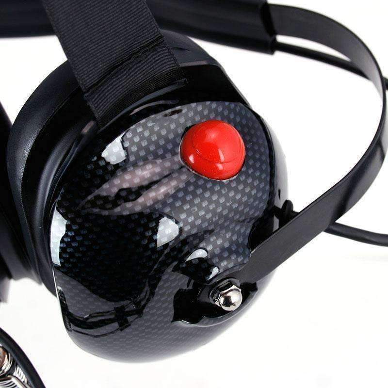 Rugged Radios — Rugged Radios H42 Behind the Head (BTH) Headset for 2-Way Radios Red