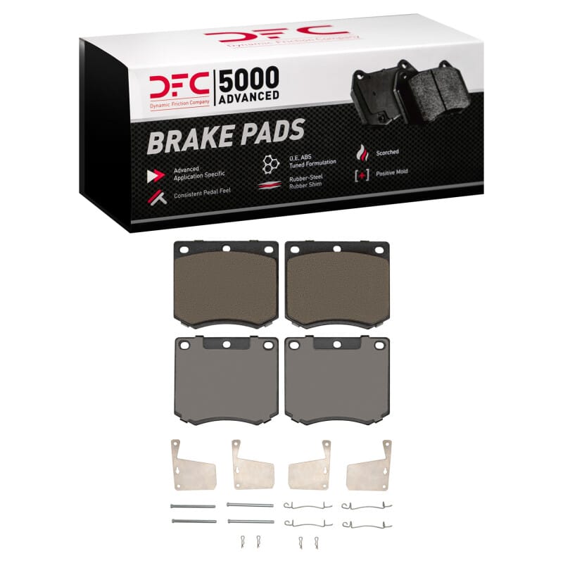 DFC — DFC 70-77 Mercury Capri Front 5000 Advanced Ceramic Brake Pads and Hardware Kit
DFC Brake Pad Set