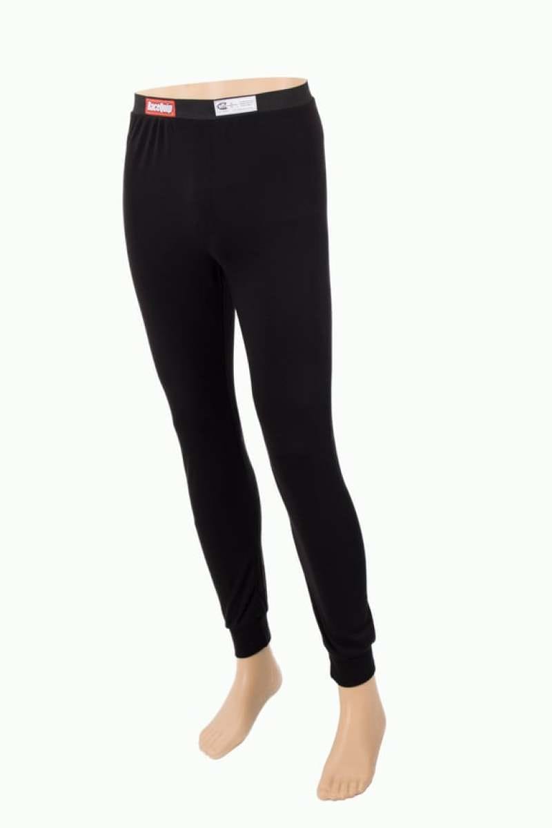 Racequip — RaceQuip SFI 3.3 Fire Retardant Long John Underwear Bottoms Youth Medium Black