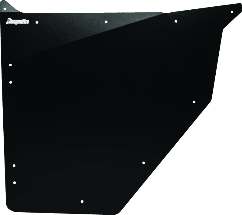 DragonFire Racing — Door Skin, Front Driver, Black