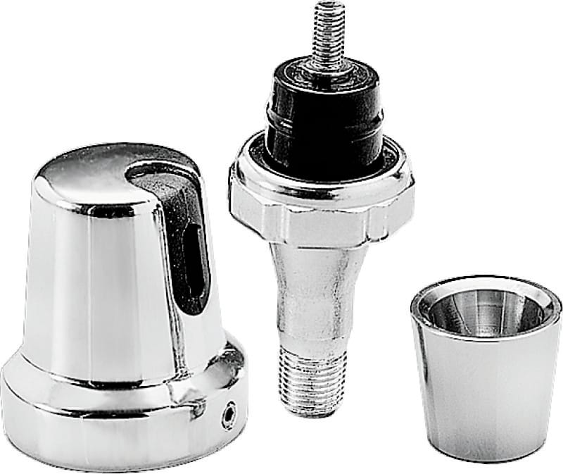 Kuryakyn — Kuryakyn Oil Sender Switch Cover Single Wire 84-99 Big Twins Chrome