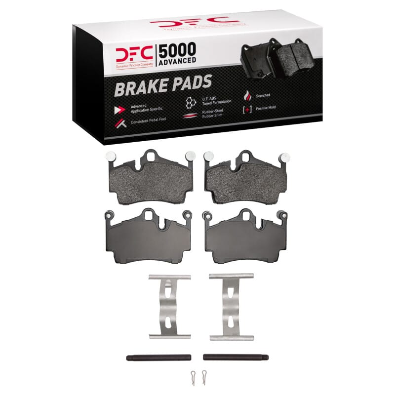 DFC — DFC 05-23 Porsche Boxster Rear 5000 Advanced Low Metallic Brake Pads and Hardware Kit
DFC Brake Pad Set