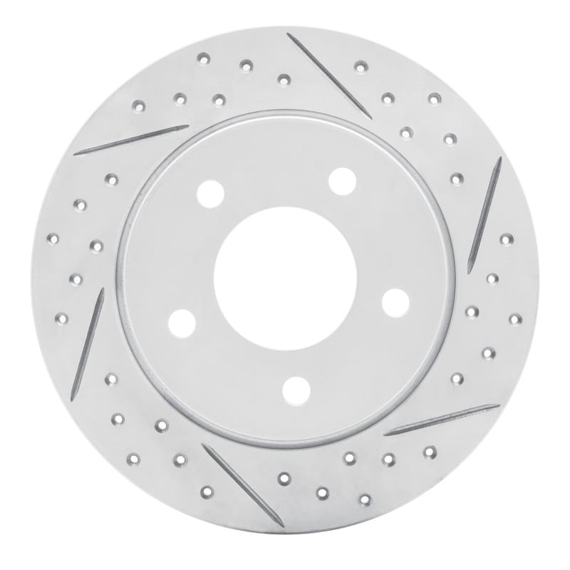 R1 Concepts — R1 04-13 Mazda 3 Rear Right Drilled & Slotted Geo-Carbon Rotor