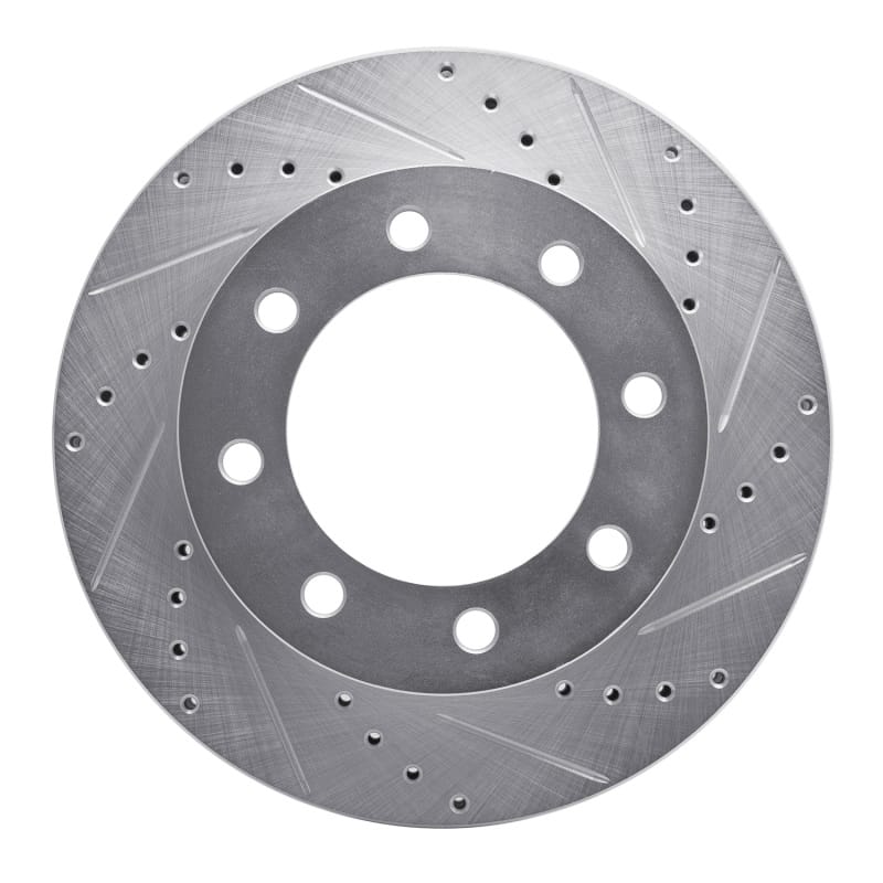 R1 Concepts — R1 05-12 Ford F-250 4WD (Super Duty) Front Right Drilled & Slotted Silver Brake Rotor
R1 Brake Rotor Drill