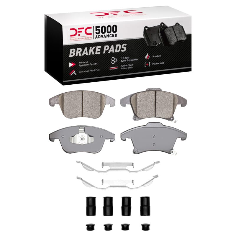 DFC — DFC 13-20 Ford Police Responder Hybrid Front 5000 Advanced Ceramic Brake Pads and Hardware Kit
DFC Brake Pad Set