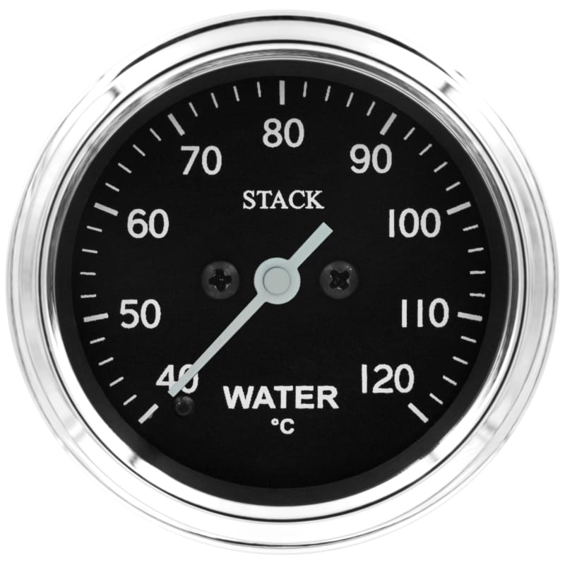 AutoMeter — Autometer Stack 52mm 40-120 Deg C 1/8in NPTF Male Pro Stepper Motor Water Temp Gauge - Classic
Ga WT Stpr 120C Clsc