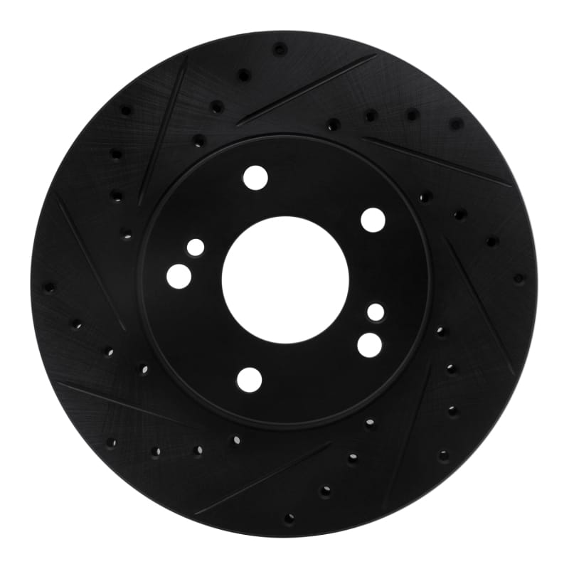 R1 Concepts — R1 90-97 Infiniti J30 Front Left Drilled & Slotted Black Brake Rotor
R1 Brake Rotor Drill