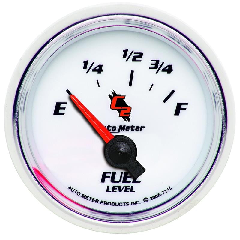 AutoMeter — GAUGE, FUEL LEVEL, 2 1/16" , 73OE TO 10OF, ELEC, C2