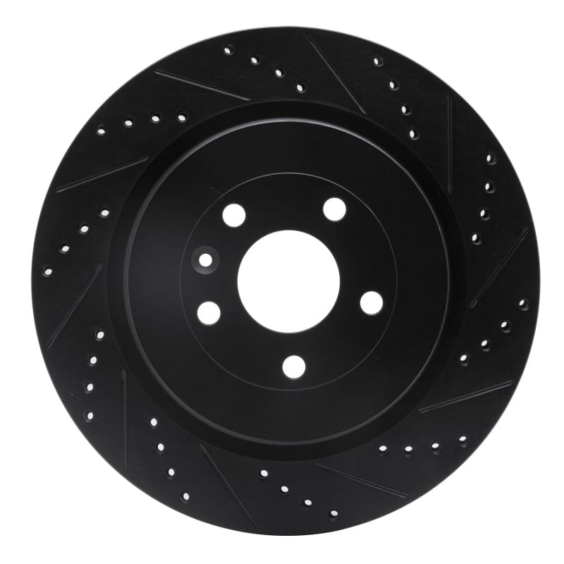 R1 Concepts — R1 13-19 Ford Flex Rear Right Drilled & Slotted Black Brake Rotor
R1 Brake Rotor Drill