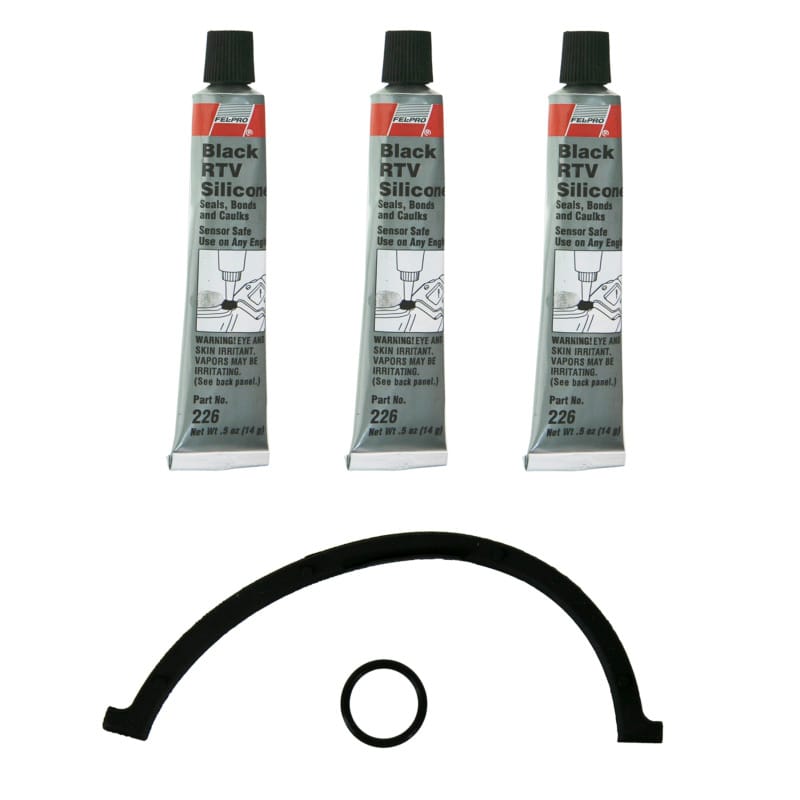Fel-Pro — Fel-Pro Honda Fit OS 30837 R Engine Oil Pan Gasket Set 0 Bolt Hole Two Piece Gasket