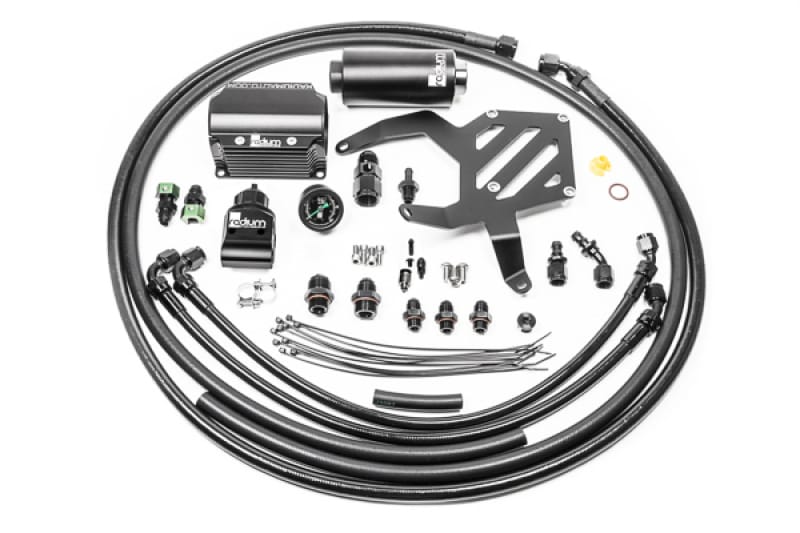 Radium Engineering — Radium Engineering FR-S/BRZ/GT86/GR86 Fuel Hanger Plumbing Kit w/ Microglass Filter