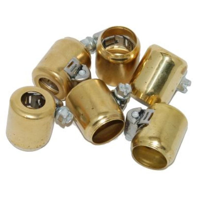 NAMZ — NAMZ Hose Clamps 3/8in. ID Brass (6 Pack)