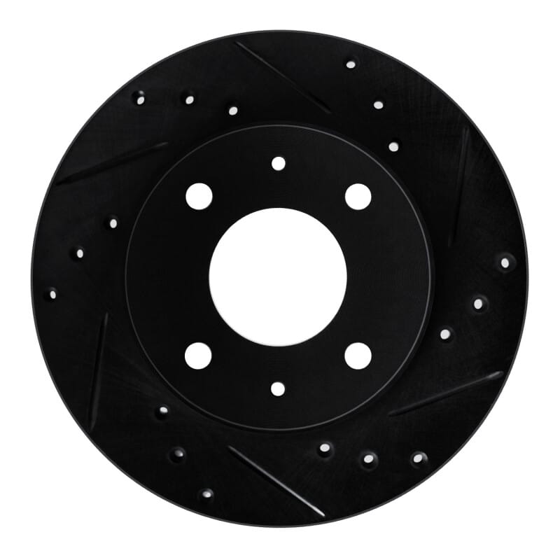 R1 Concepts — R1 89-98 Hyundai Sonata Front Right Drilled & Slotted Black Brake Rotor
R1 Brake Rotor Drill