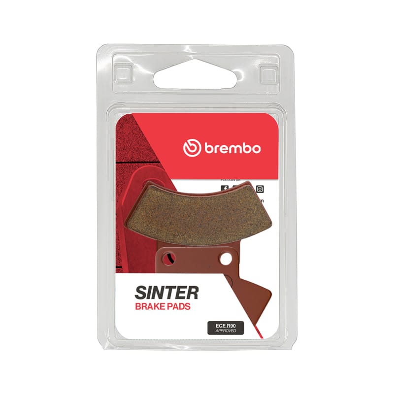 Brembo OE Powersports — Brembo OE 89-93 Polaris Big Boss 4x6, 6x6 Middle Axle Brake 250cc Sinter Brake Pad - Front