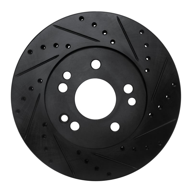 R1 Concepts — R1 90-95 Mercedes-Benz 300CE Front Right Drilled & Slotted Black Brake Rotor
R1 Brake Rotor Drill