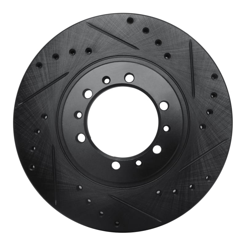 R1 Concepts — R1 90-04 Mitsubishi Montero Sport (USA/Canada) Front Right Drilled & Slotted Black Brake Rotor
R1 Brake Rotor Drill