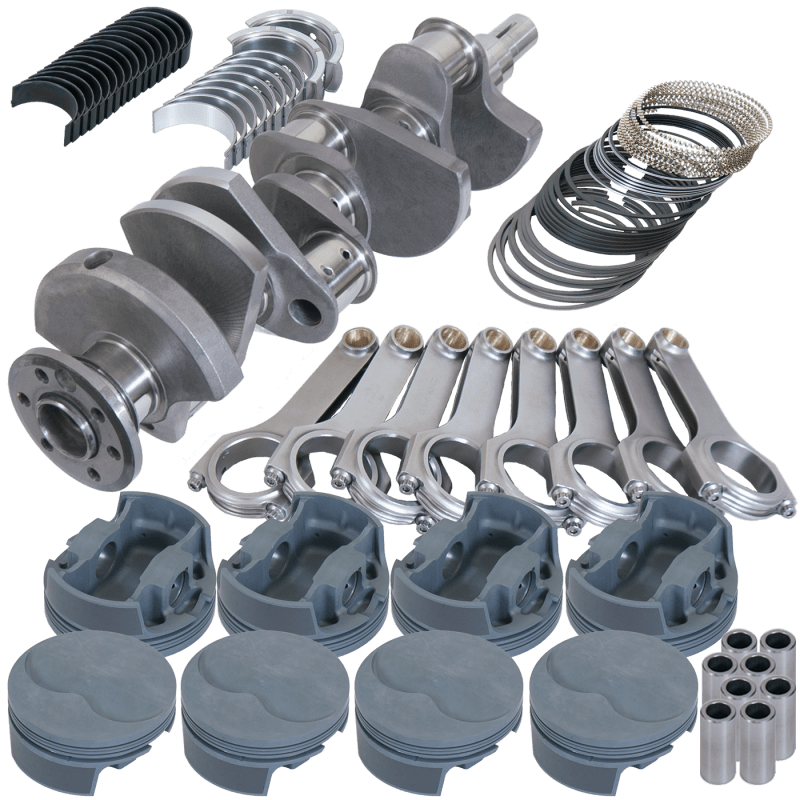 Eagle — Eagle Chrysler 400 4.150in Crank 6.760in H-Beam -8cc Flat Top 4.375in Pistons Rotating Assembly
Competition Assembly