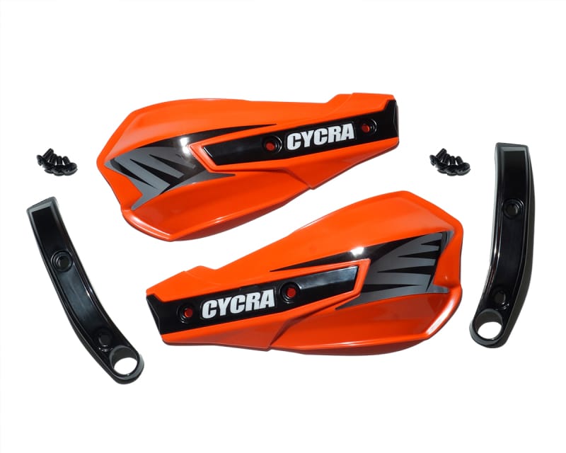 Cycra — Cycra Vortex Replacement Hand Shields w/Abrasion Guards - Orange