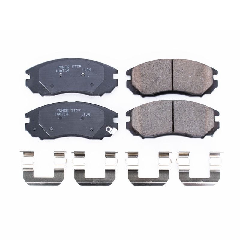 PowerStop — Power Stop 04-08 Hyundai Tiburon Front Z17 Evolution Ceramic Brake Pads w/Hardware
Z17 Brake Pads
