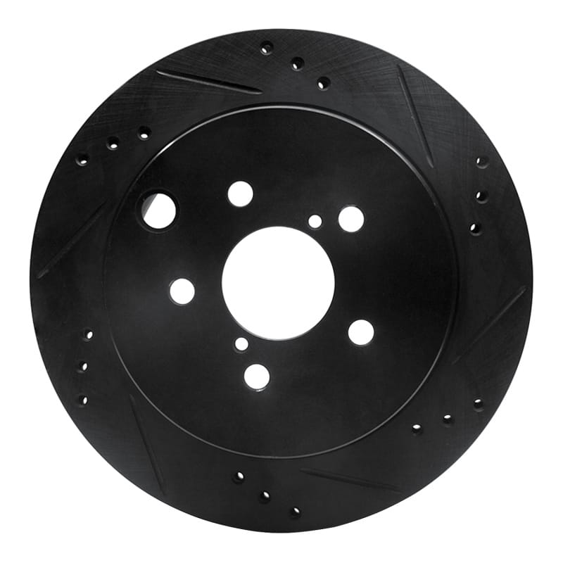 R1 Concepts — R1 14-18 Subaru Forester Rear Right Drilled & Slotted Black Brake Rotor
R1 Brake Rotor Drill