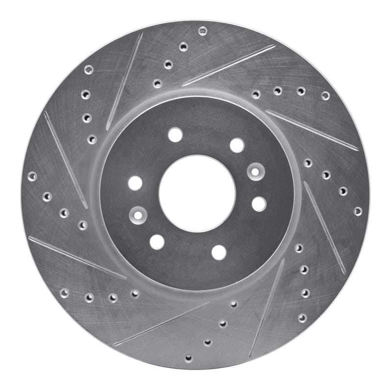 R1 Concepts — R1 09-10 Kia BORREGO Front Left Drilled & Slotted Silver Brake Rotor
R1 Brake Rotor Drill
