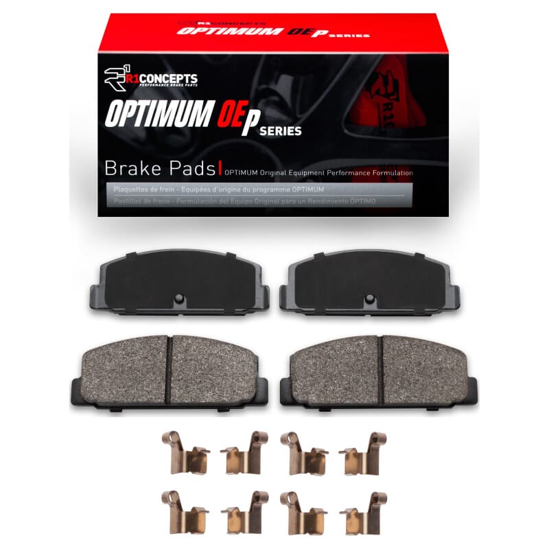 R1 Concepts — R1 84-89 Chrysler Conquest Rear Optimum OE Pads & Hardware Kit
R1 Optimum Oe Pads a