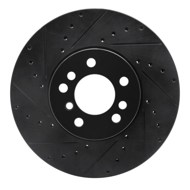 R1 Concepts — R1 00-06 BMW X5 Front Left Drilled & Slotted Black Brake Rotor
R1 Brake Rotor Drill