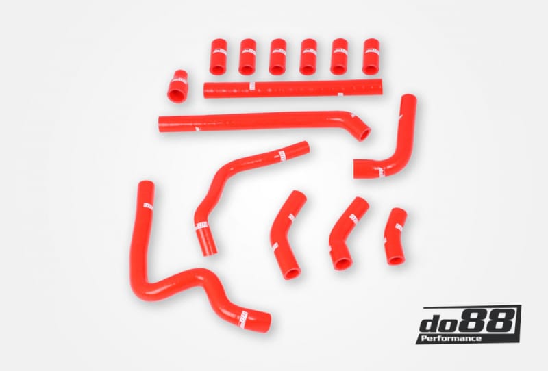 do88 — do88 02-04 Audi RS6 4.2L BiTurbo (C5) Crankcase Vent Hoses - Red