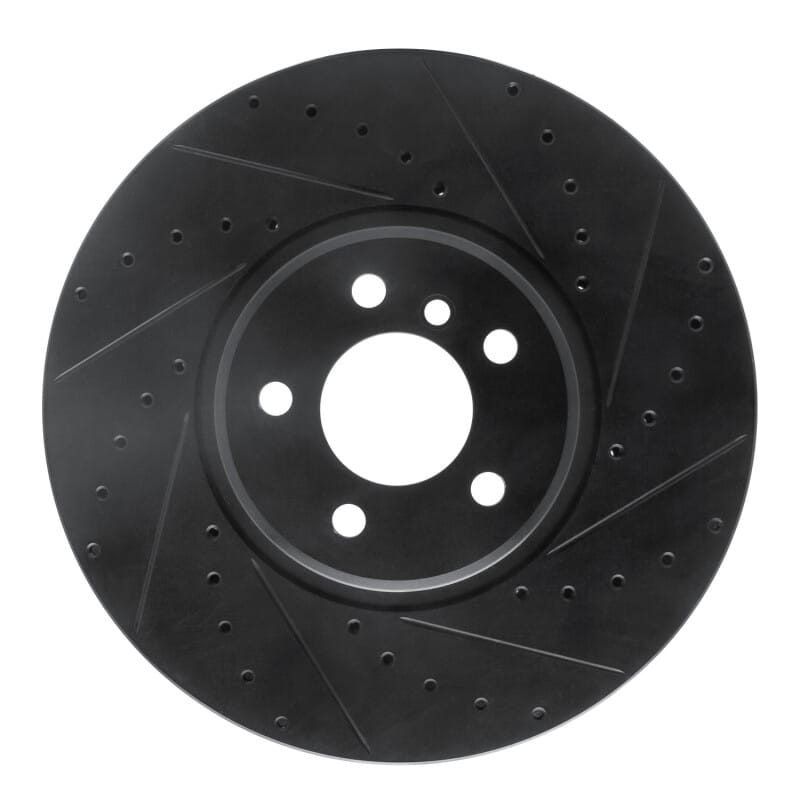 R1 Concepts — R1 08-19 BMW X5 Front Right Drilled & Slotted Black Brake Rotor
R1 Brake Rotor Drill