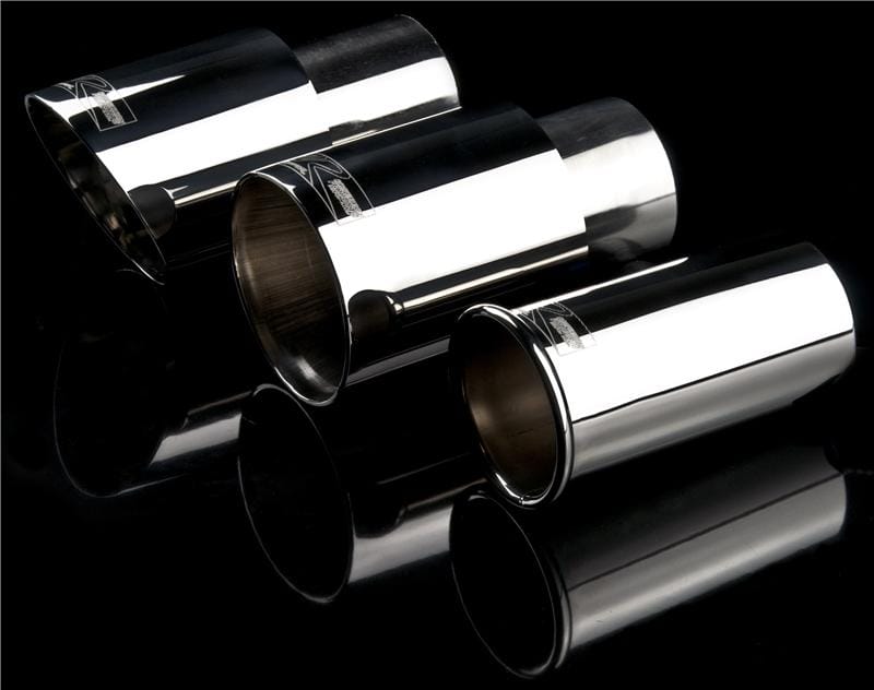 Weapon R — Weapon R Universal Black Exhaust Tips 3in Slant 2.25in Inlet/3in Outlet Neo-Titanium