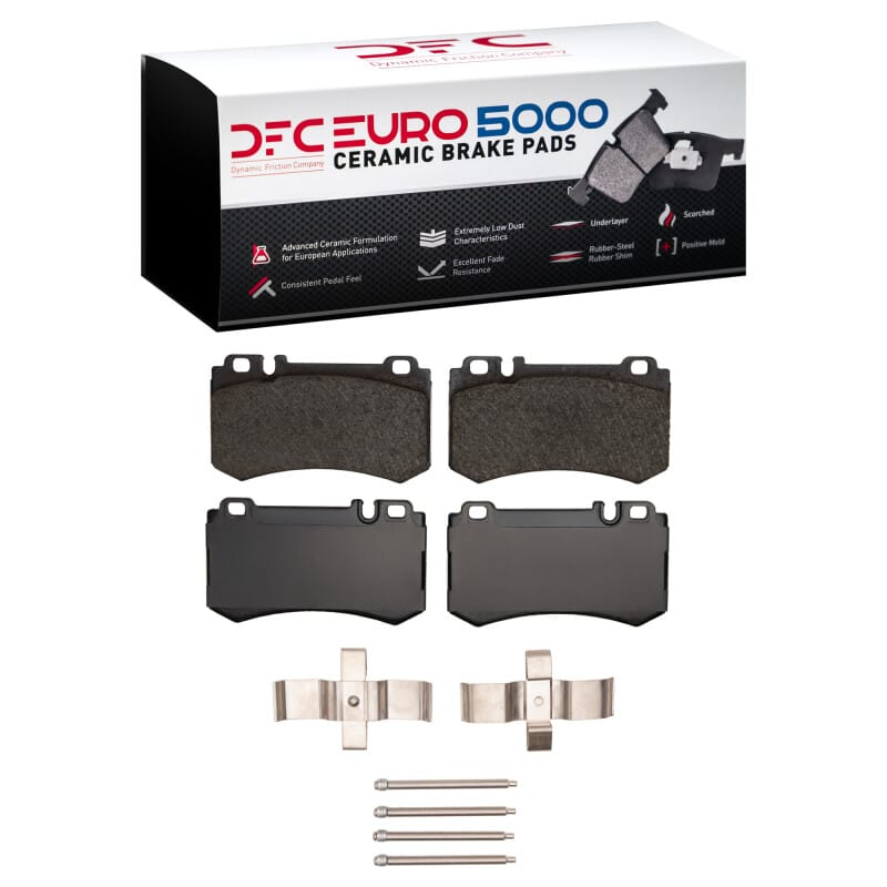 DFC — DFC 03-11 Mercedes-Benz CL600 Rear Euro 5000 Ceramic Brake Pads and Hardware Kit
DFC EURO Pads + HW