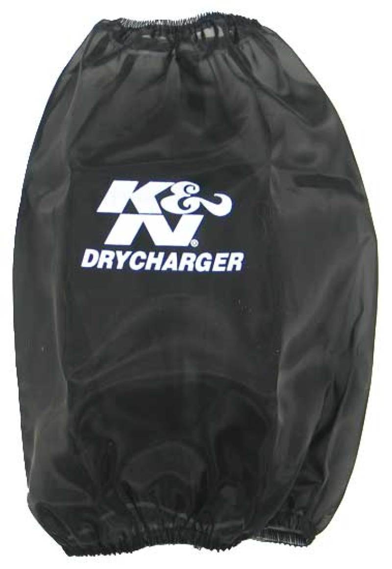 K&N Engineering — K&N Round Tapered Drycharger Air Filter Wrap-Black 7.5in Base ID x 4.5in Top ID x 9in H