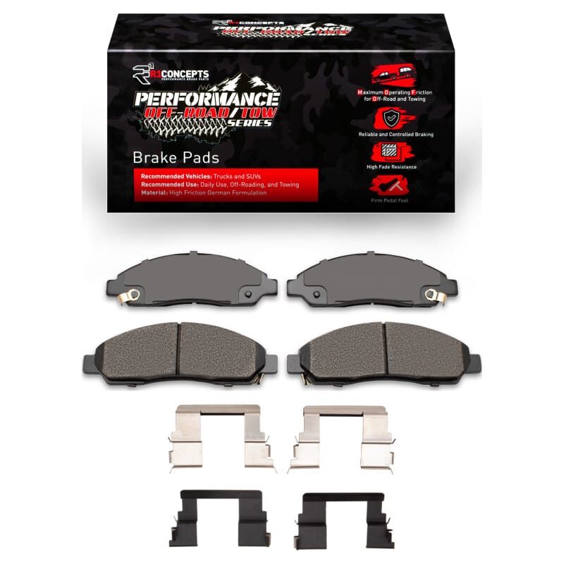R1 Concepts — R1 04-08 Chevrolet Colorado Front Performance Off-Road/Tow Brake Pads & Hardware Kit
R1 Performance Off-R