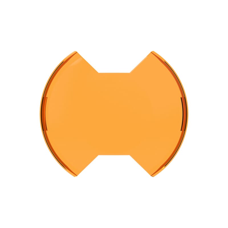 KC HiLiTES — KC HiLiTES SlimLite 8in. LED Light Shield (Shield Only) - Amber