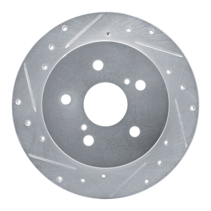R1 Concepts — R1 15-25 Lexus ES350 Rear Left Drilled & Slotted Silver Brake Rotor
R1 Brake Rotor Drill