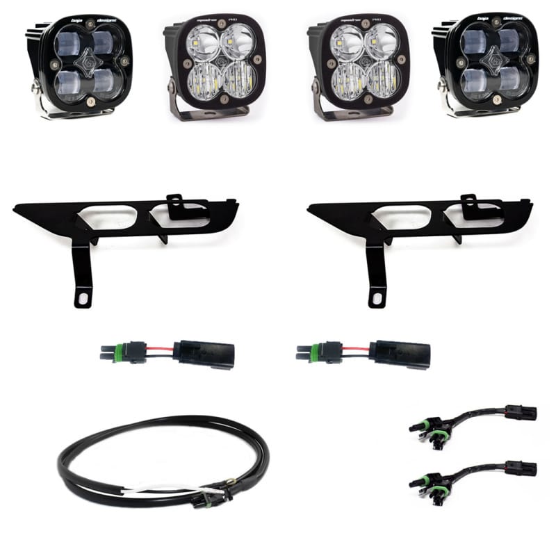 Baja Designs — Baja Designs 2021+ Ford F-150 Pro Series Fog Pocket Kit - Clear